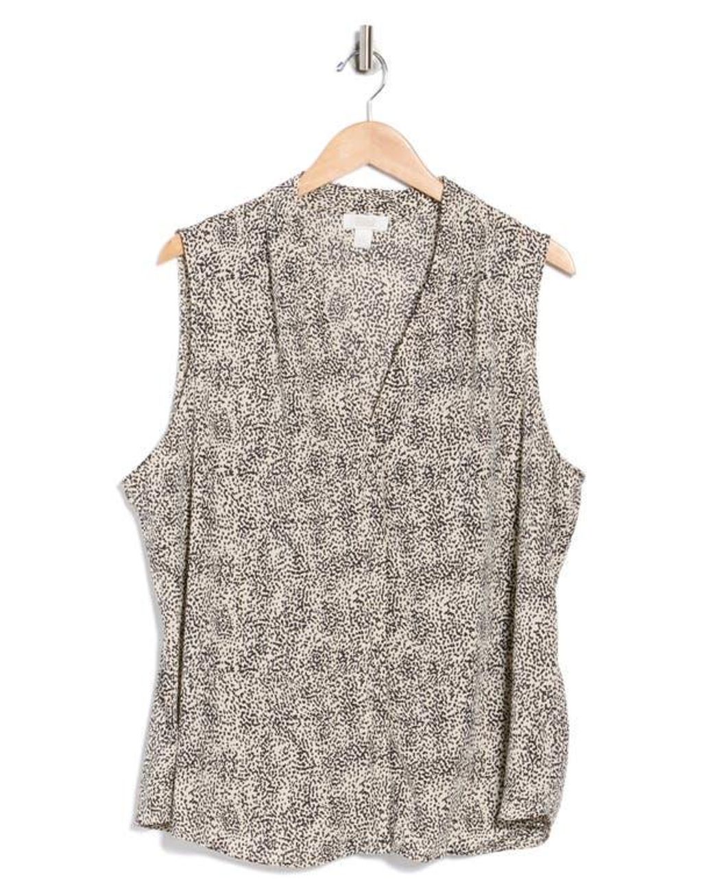 Nordstrom Rack Gray V-Neck Shell