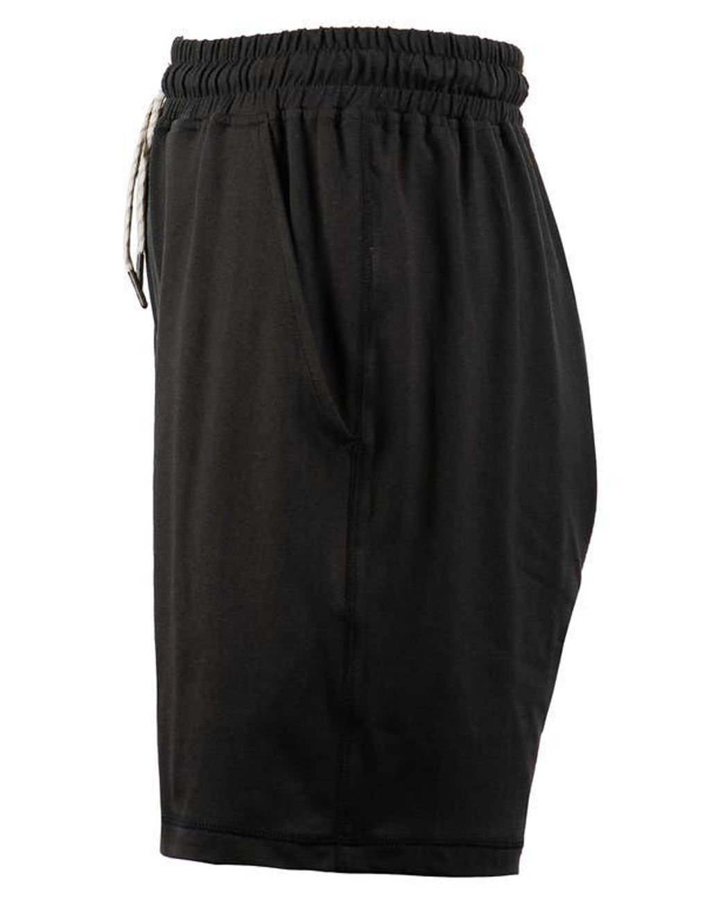 Burnside Black Soft Jersey Shorts for men