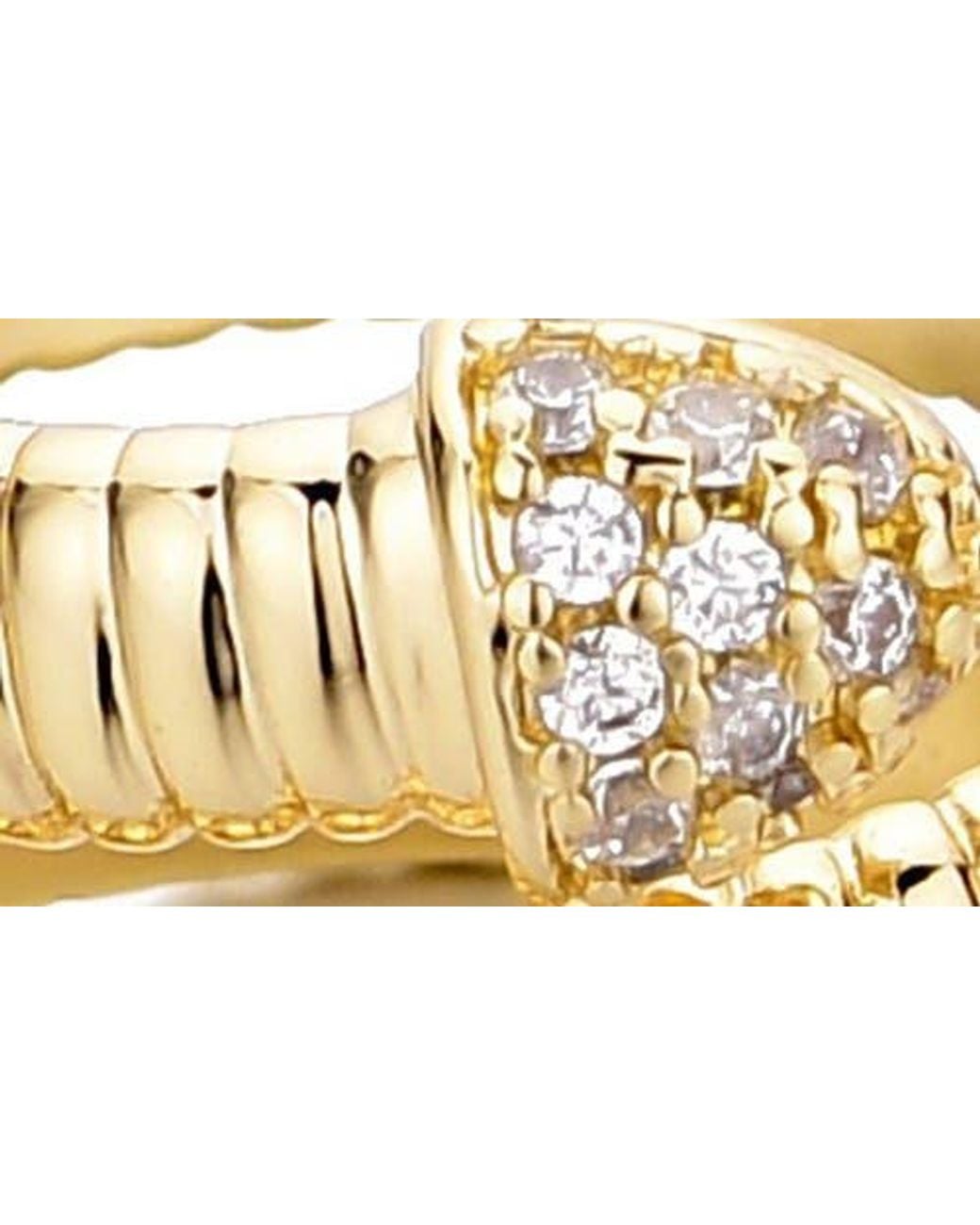 Adornia Metallic Coil Wrap Ring
