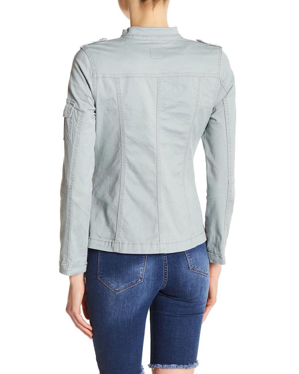Kensie Cotton Fitted Utility Jacket | Lyst