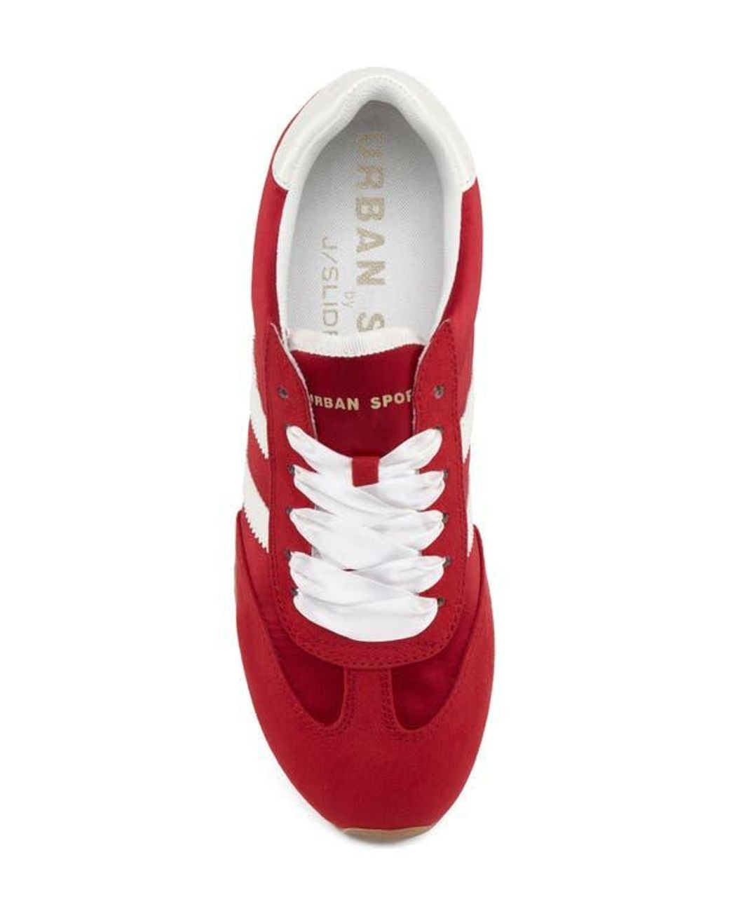 J/Slides Red Pacific Low Top Sneaker