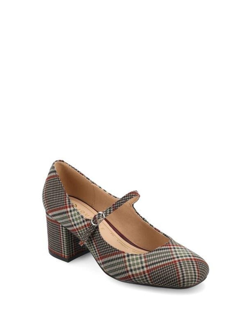 Journee Collection Brown Okenna Pump