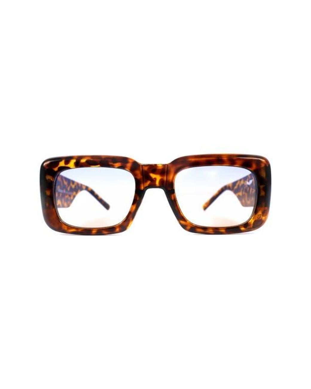 Wisdom Brown Frame 1 63Mm Square Sunglasses for men