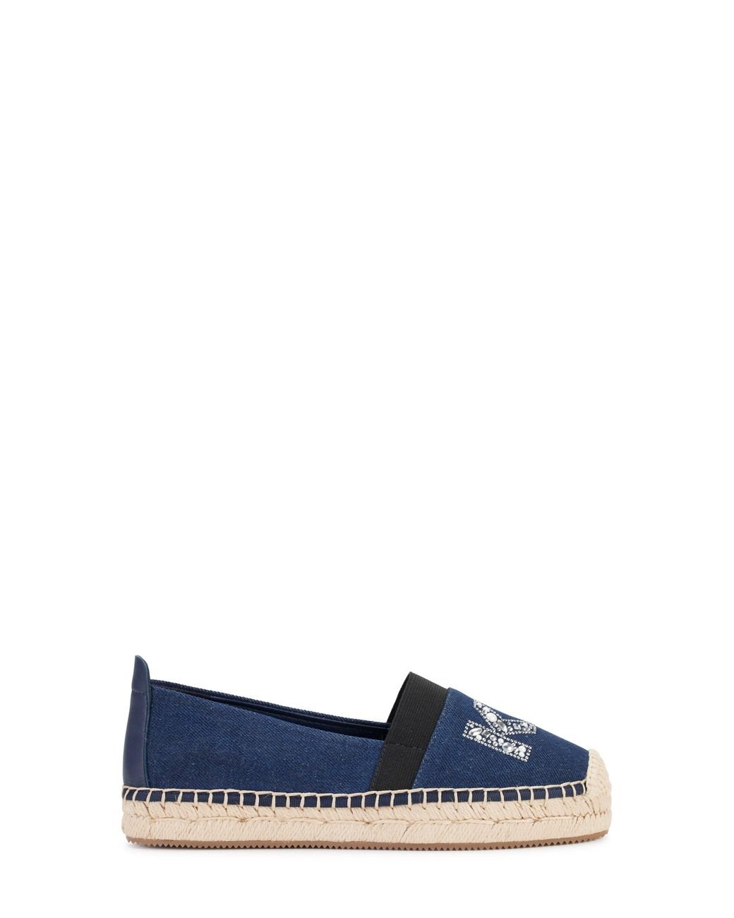 Karl Lagerfeld Manika Espadrille Loafer in Blue Lyst