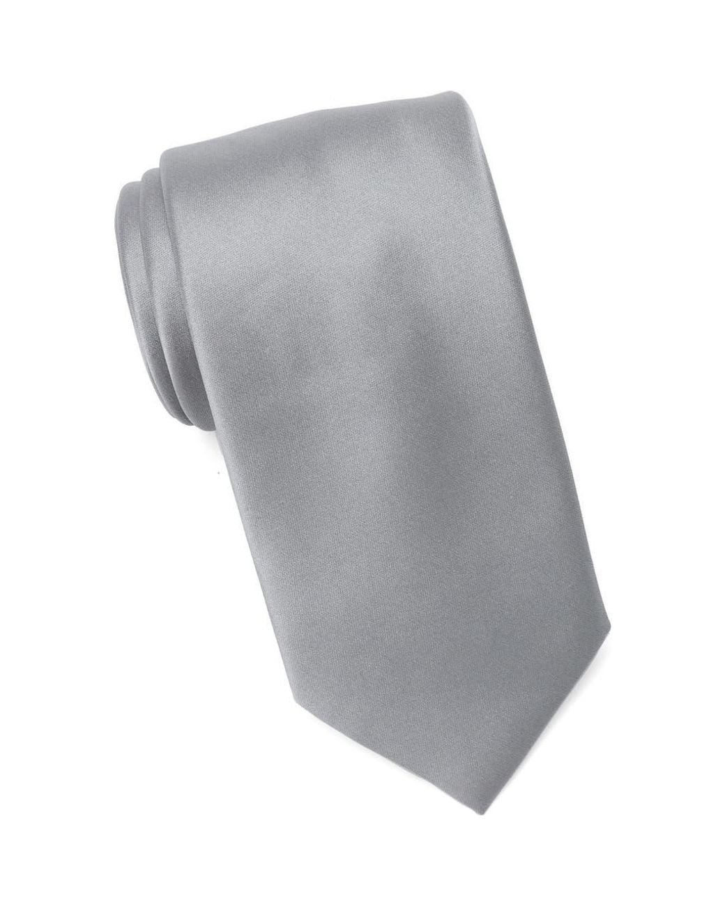 Nordstrom Rack Gray Solid Satin Tie for men