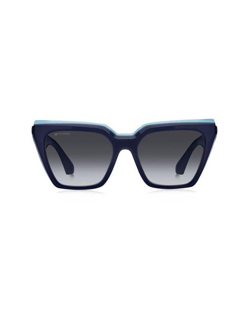 Etro Blue 55Mm Cat Eye Sunglasses