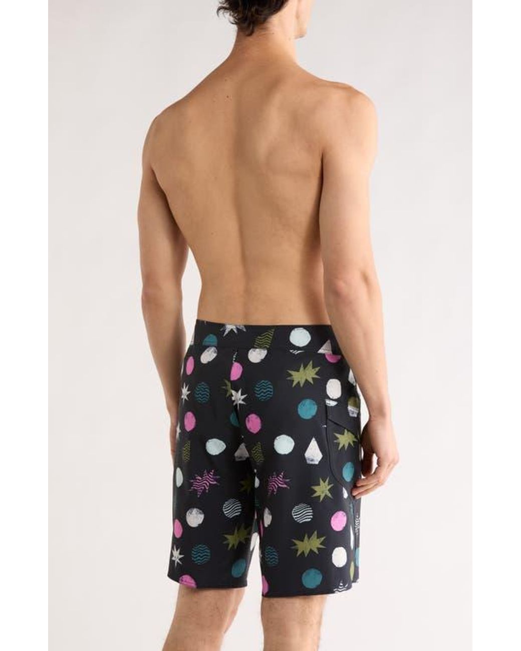 Volcom Black Manic Board Shorts for men