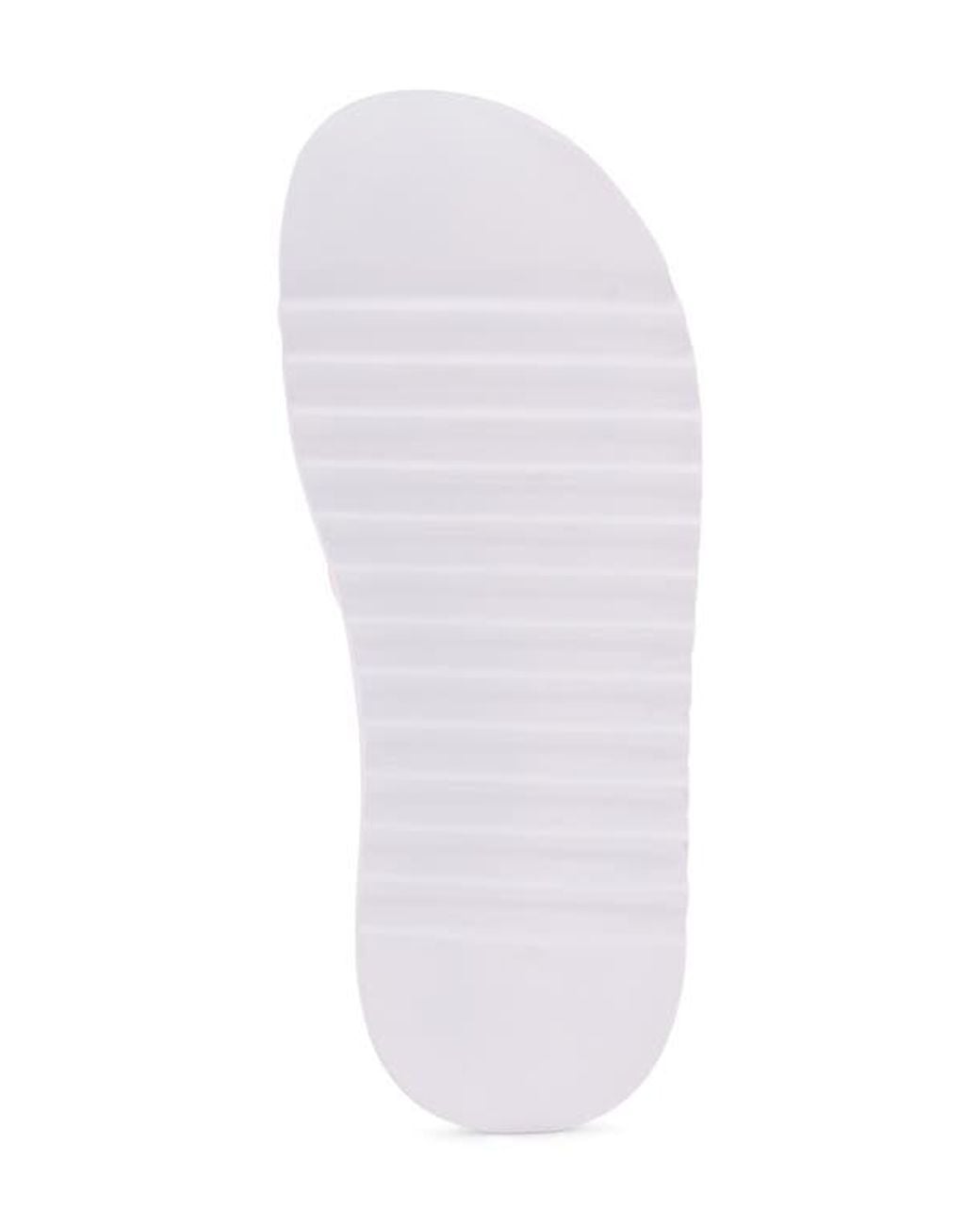 FLOOPI Pink Terry Platform Slide Sandal