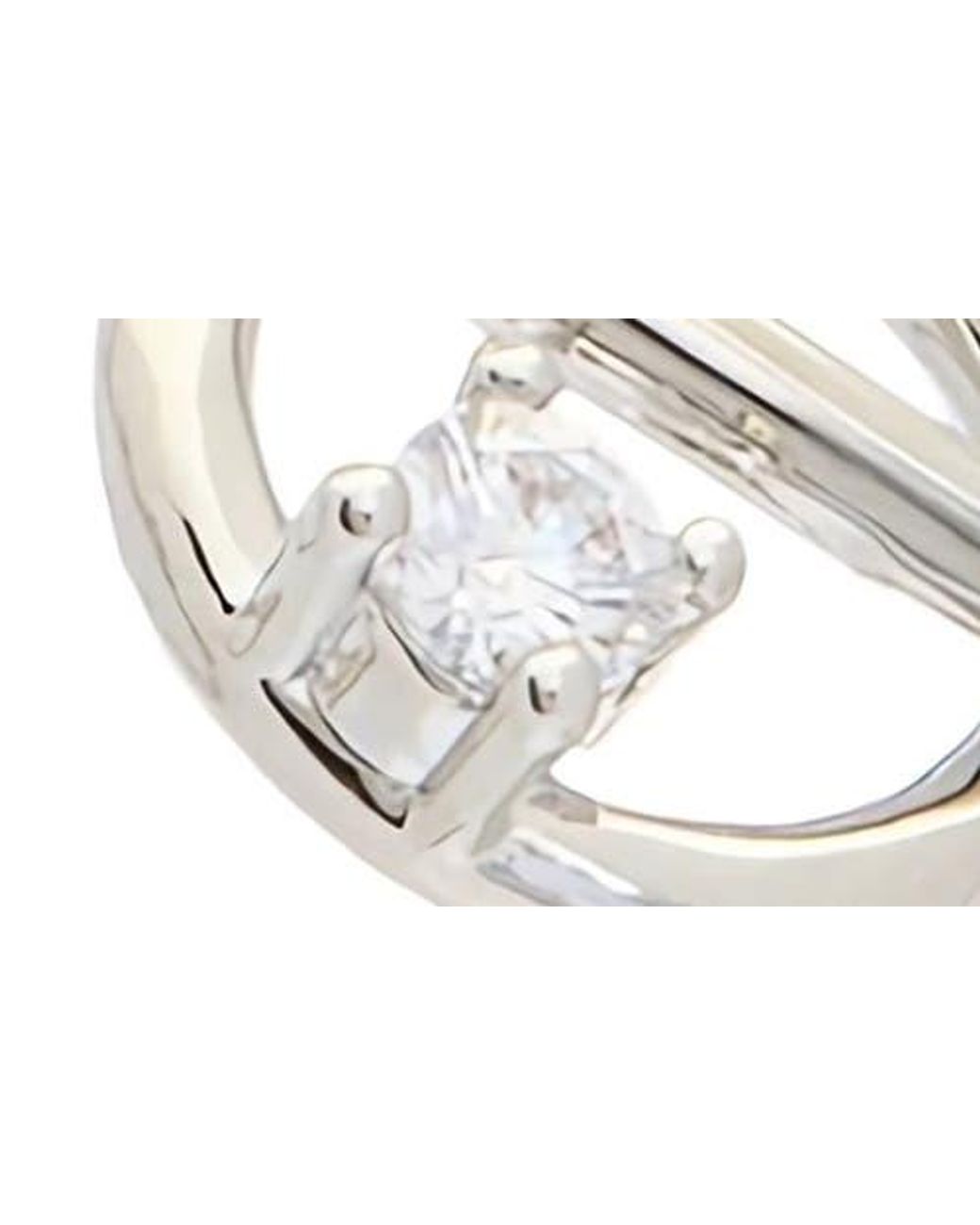 Juvell Metallic Toggle Chain Hoop Earrings