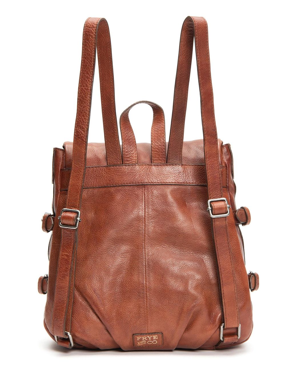 Frye Sindy Leather Backpack in Black Lyst