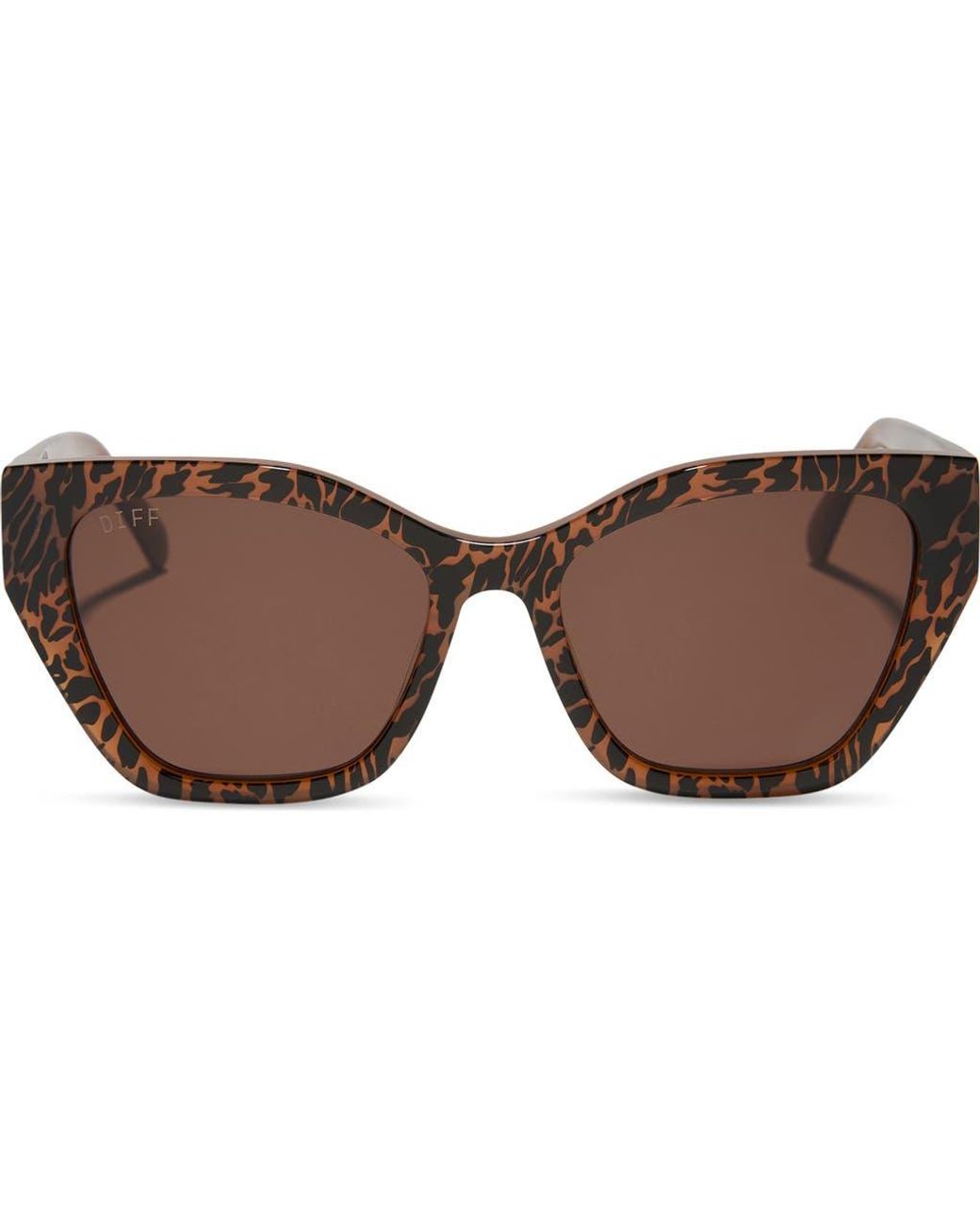 DIFF Brown Evie 54Mm Cat Eye Sunglasses