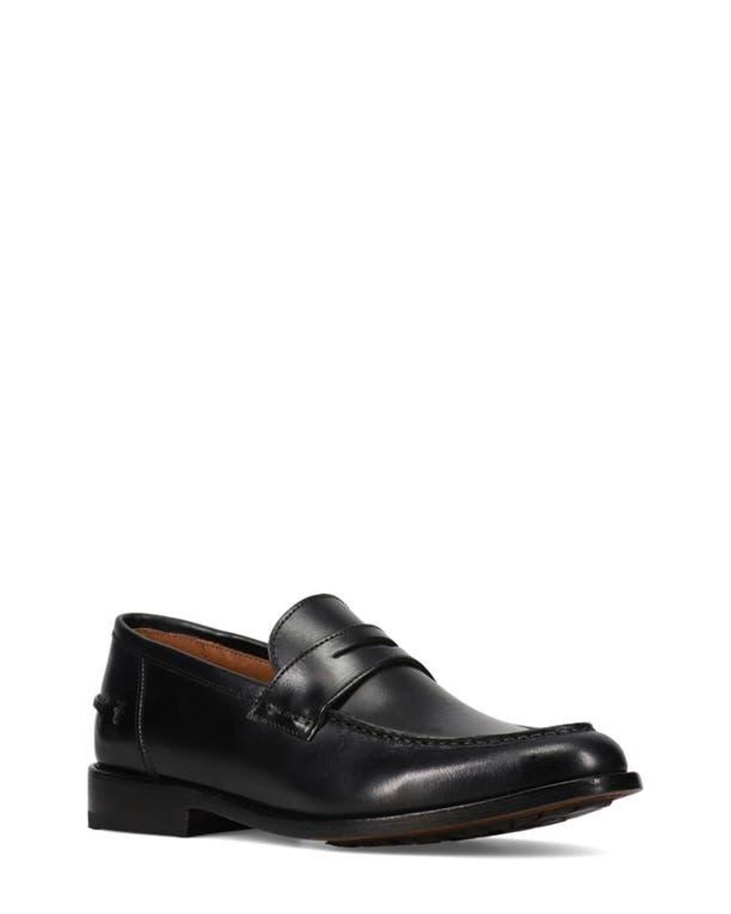 Frye Black Tyler Penny Loafer for men