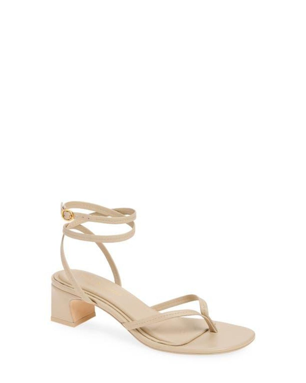 Rag & Bone Natural Gemma Ankle Strap Sandal