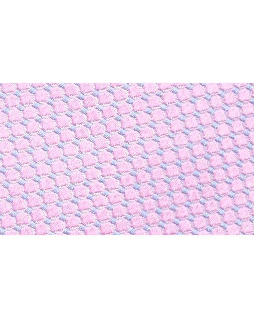Duchamp Pink Textured Silk Tie for men