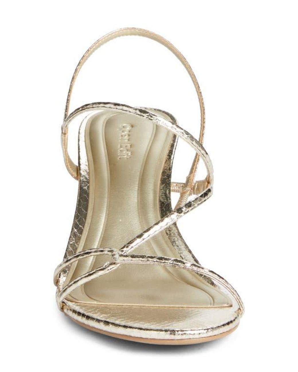 Open Edit White Pia Slingback Sandal