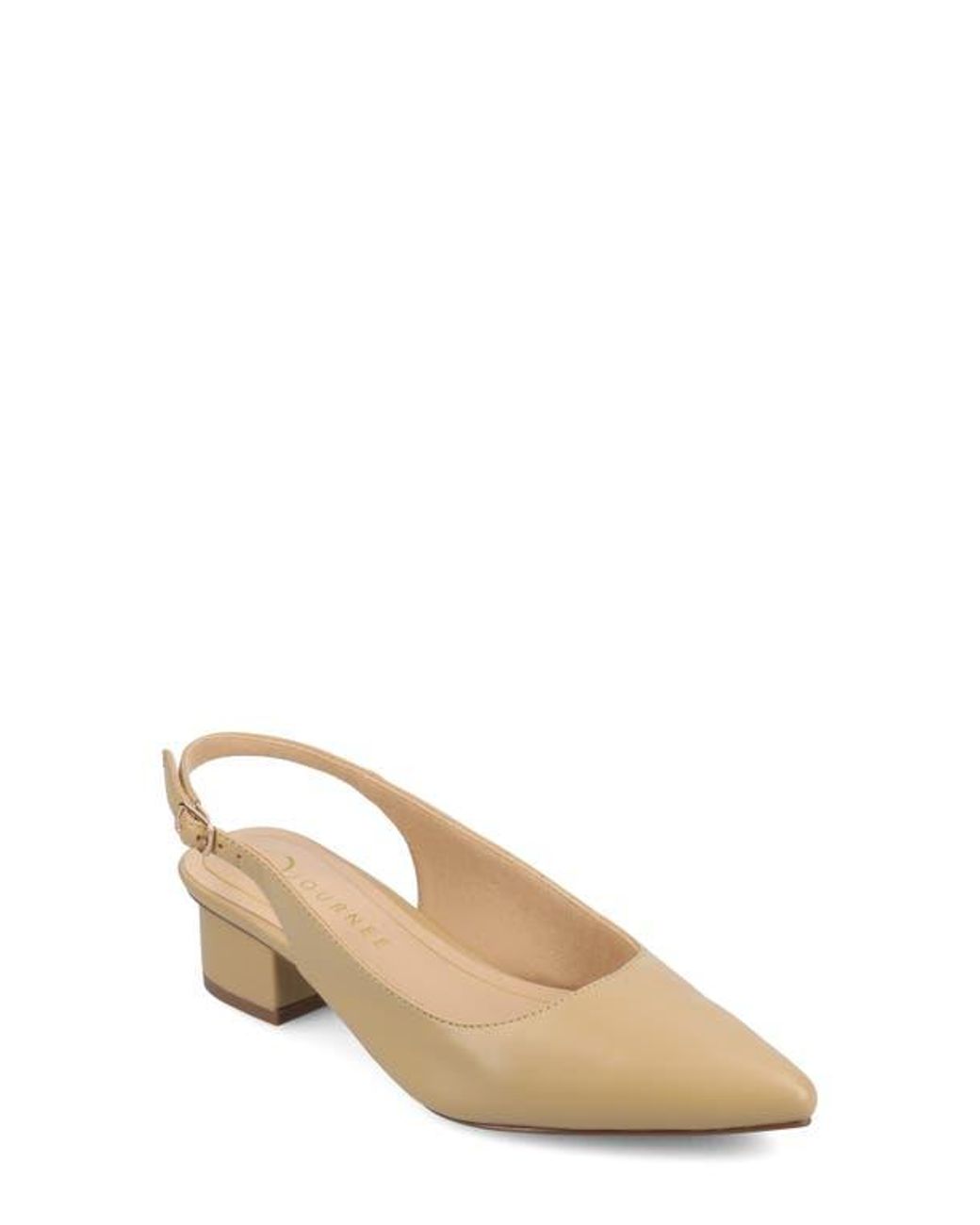 Journee Collection Metallic Sylvia Slingback Pump