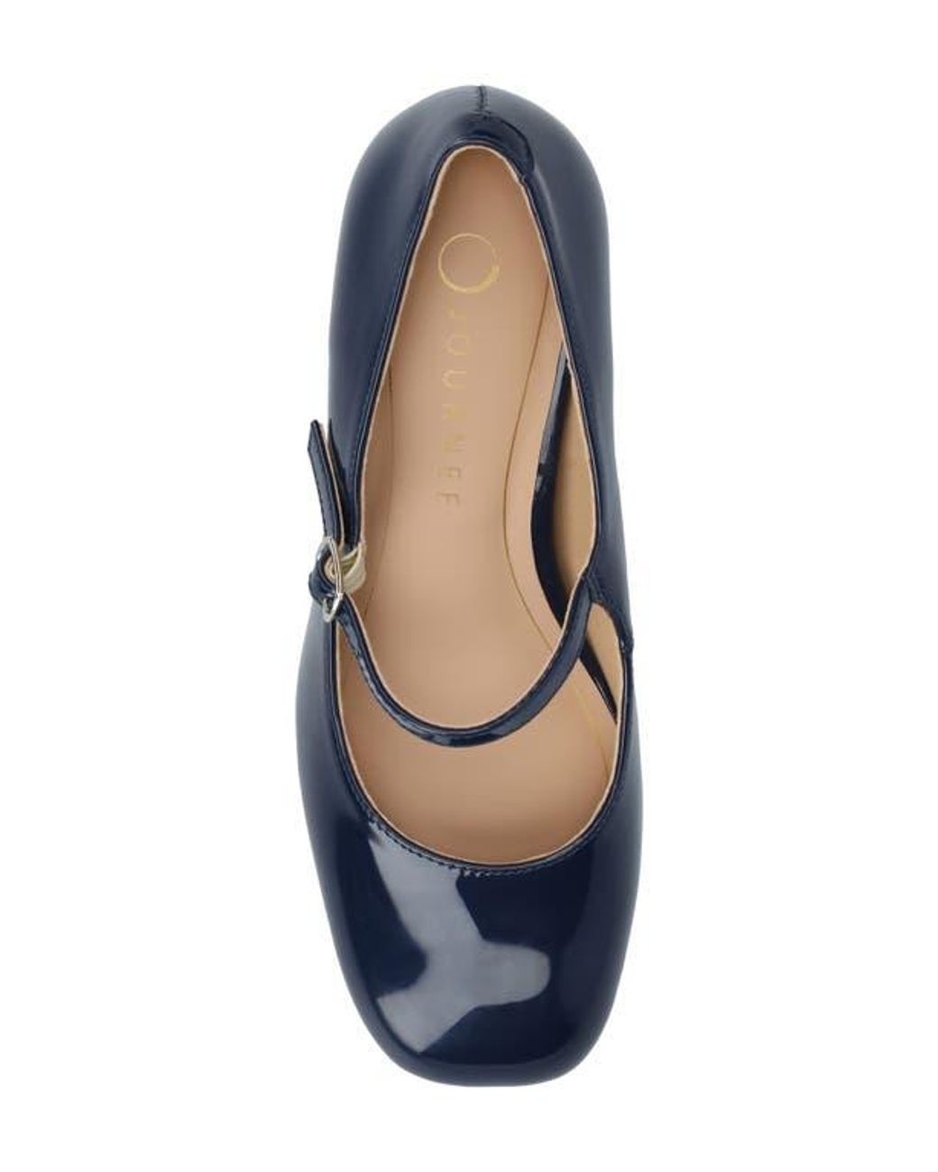 Journee Collection Blue Okenna Pump