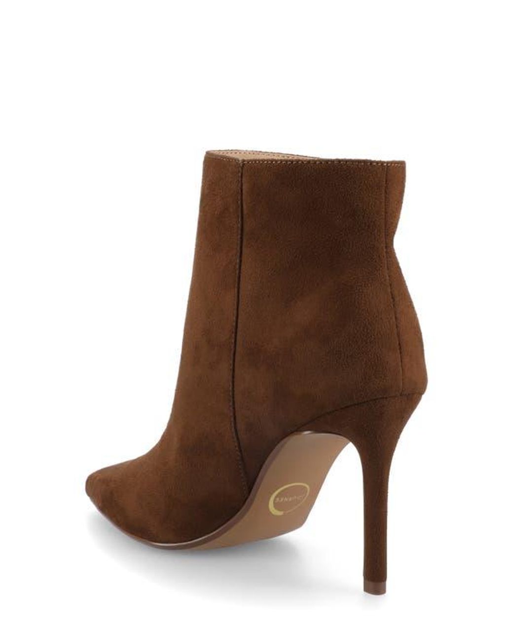 Journee Collection Brown Leyna Zip Boot