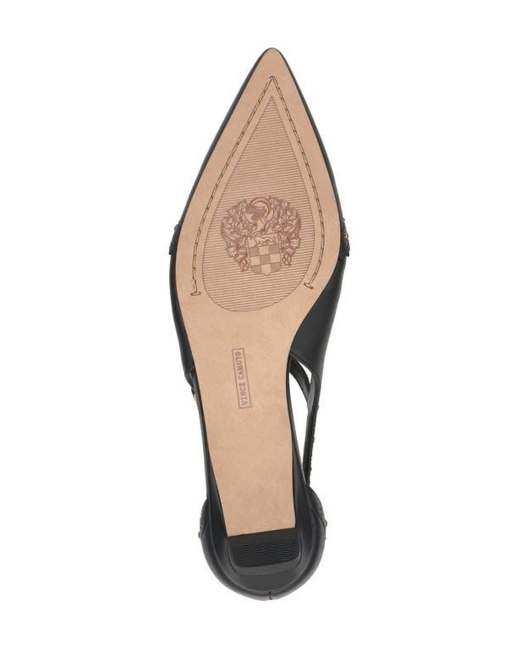 Vince Camuto Black Valkie Pointed Toe Flat