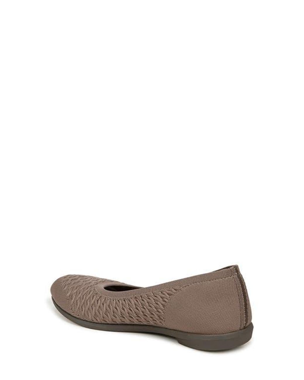 LifeStride Brown Khloe Knit Ballet Flat