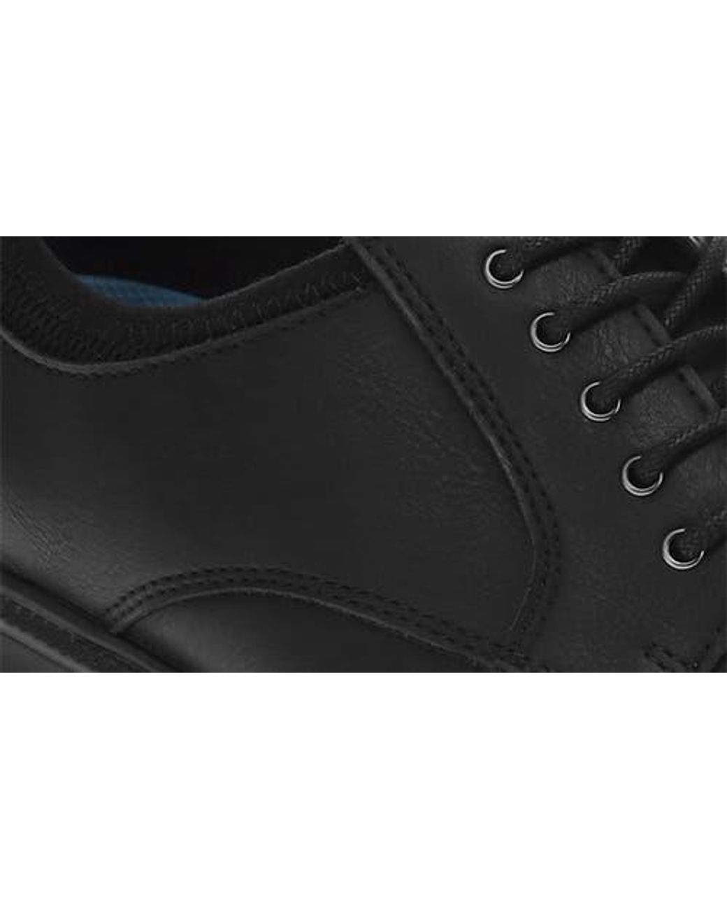 Dockers Black Trine Plain Toe Derby for men