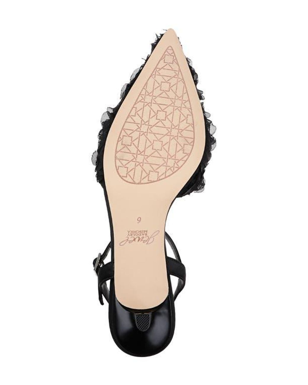 Badgley Mischka Black Selene Pointed Toe Pump