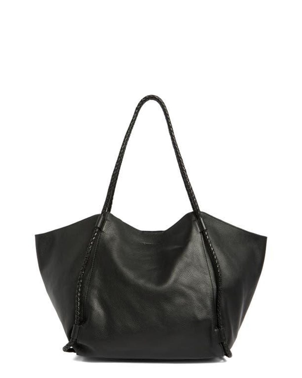 Lucky Brand Zila Leather Tote Bag in Black | Lyst