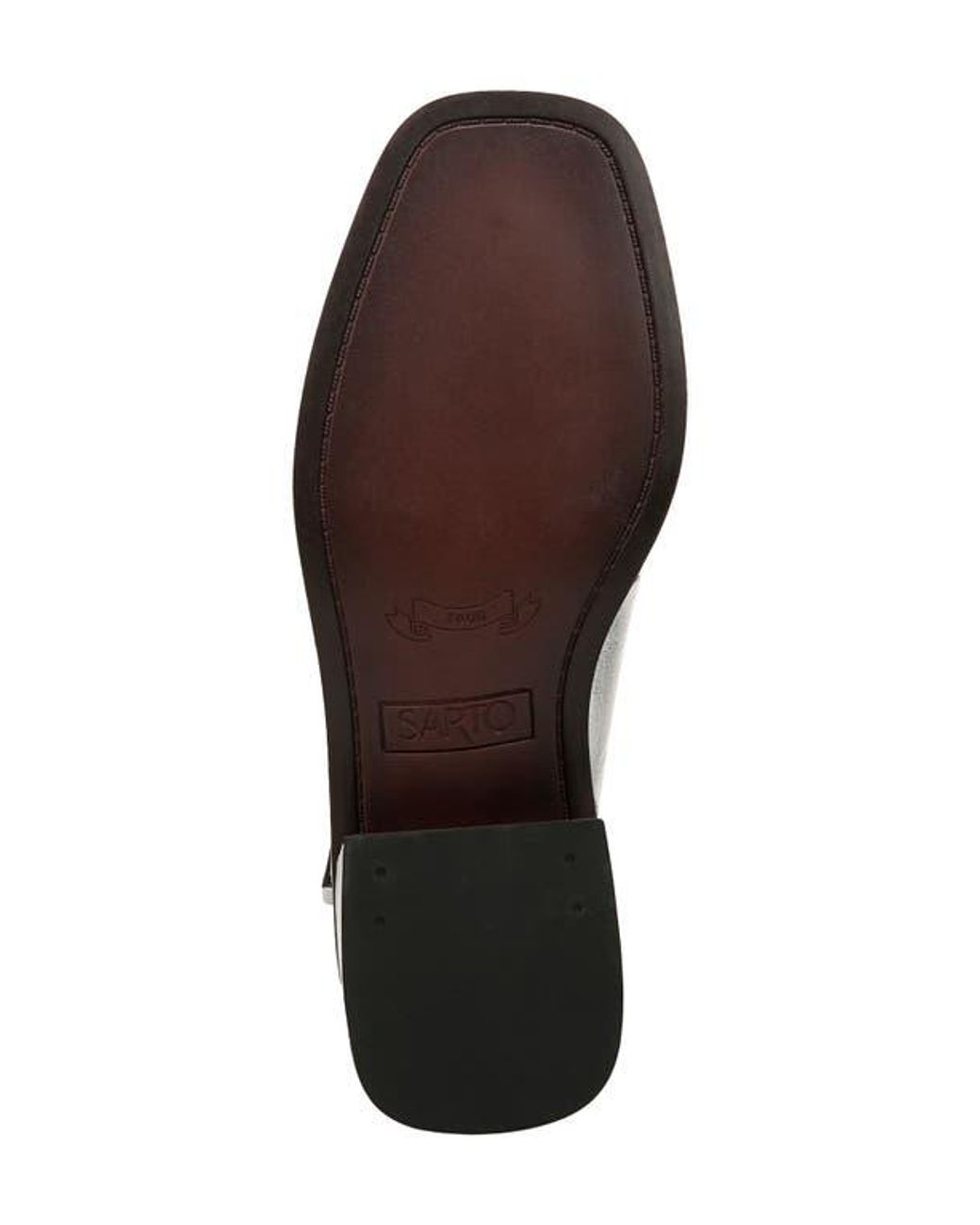 Sarto White Gianna Slingback Loafer