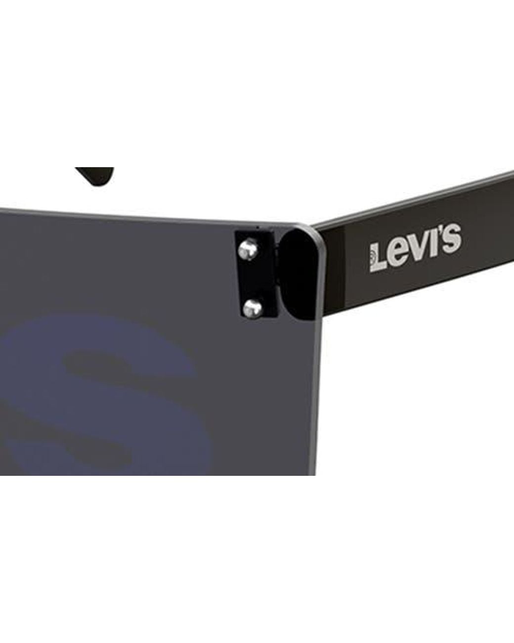 Levi's Blue 99Mm Shield Sunglasses