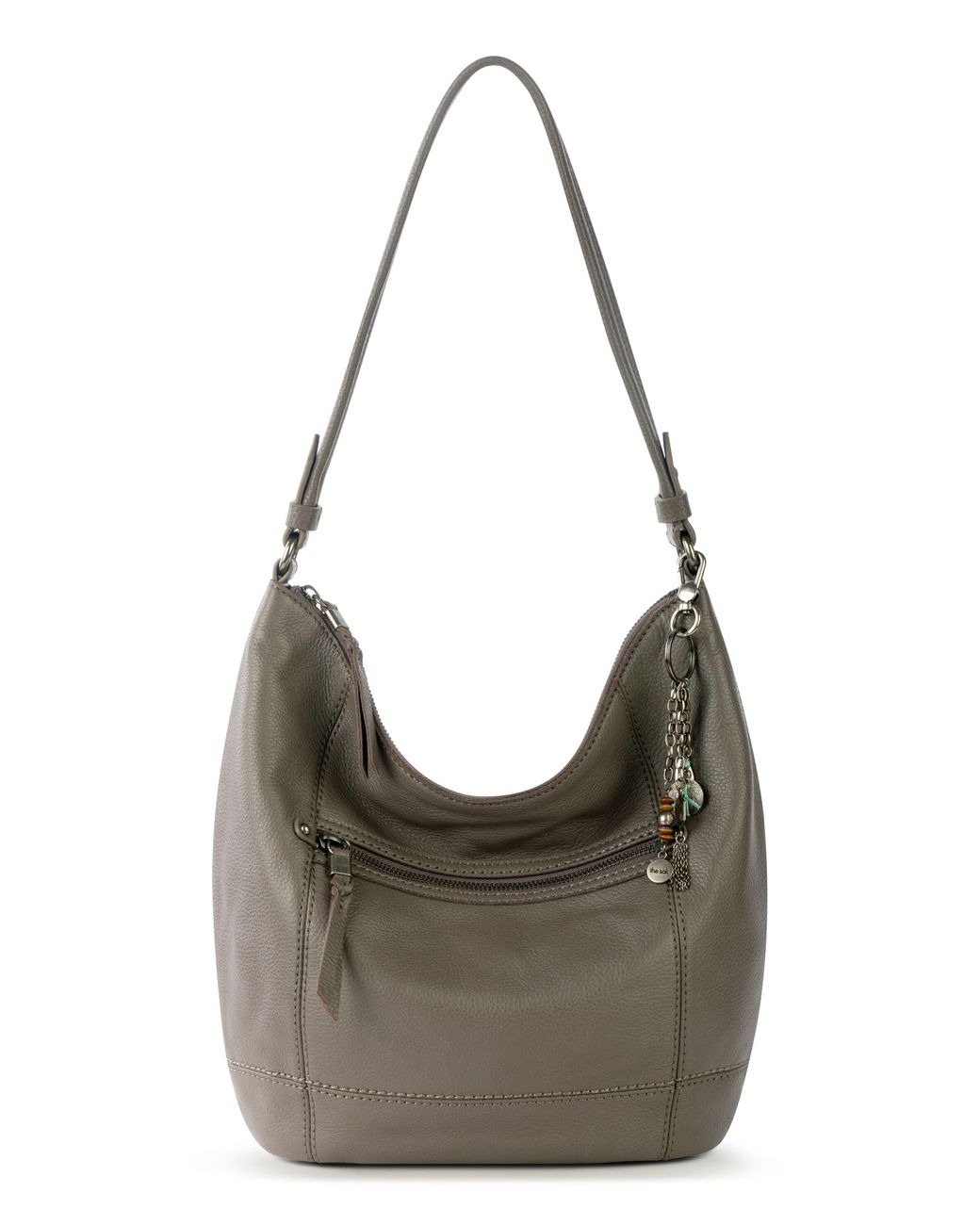 The Sak Sequoia Leather Hobo Bag In Mushroom At Nordstrom Rack Lyst