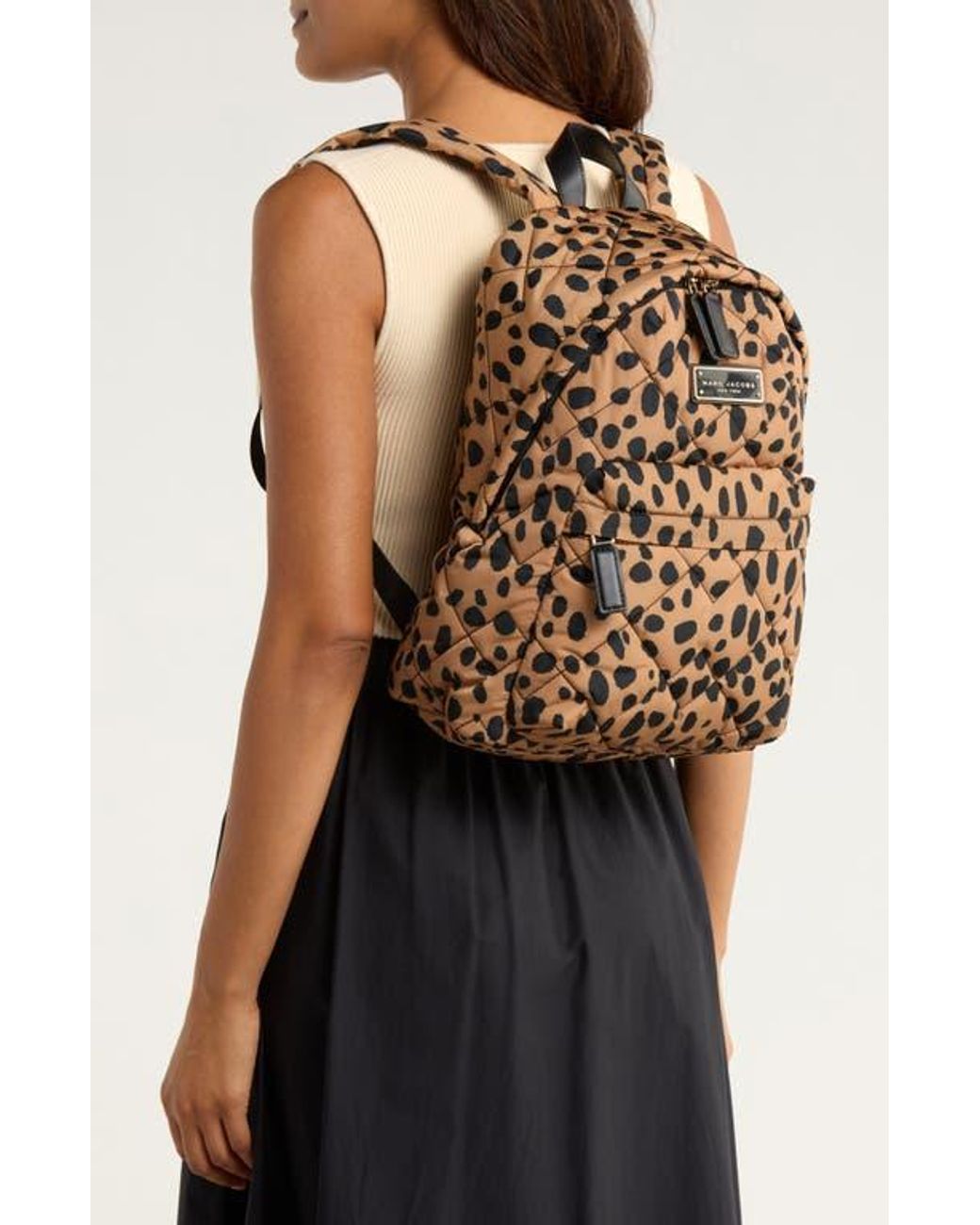 Marc Jacobs Cheetah Diamond Quilt Backpack | Lyst display picture 2