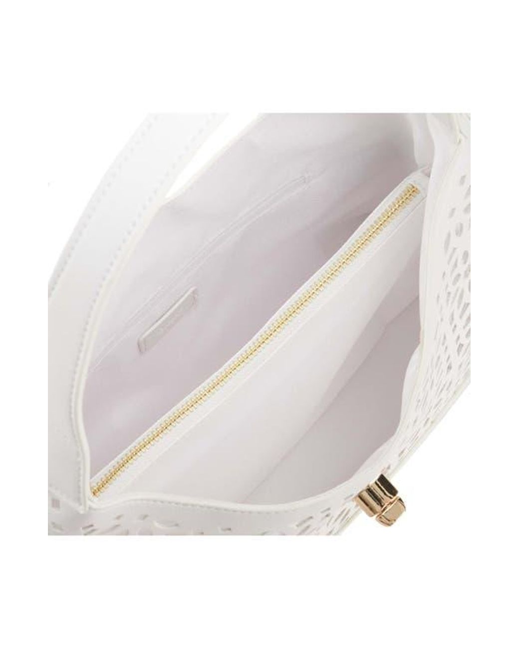 Dune White Dlaser Shoulder Bag