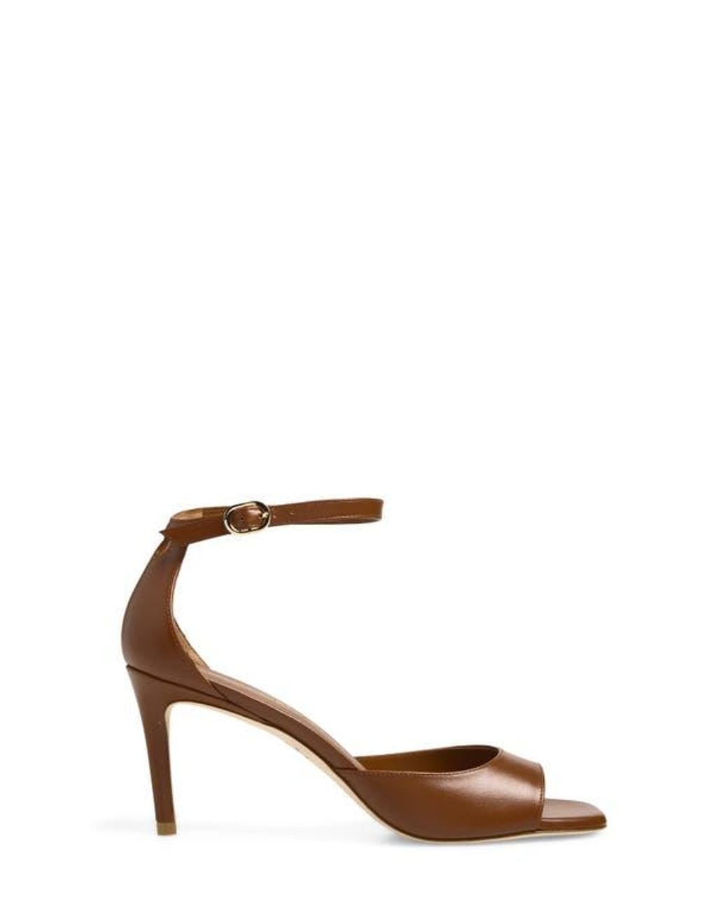 Stuart Weitzman Brown Nudistia 75 Sandal