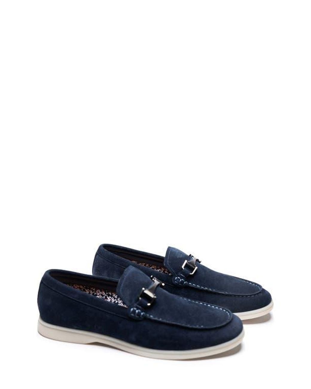 Tailorbyrd Blue Mikey Bit Loafer for men