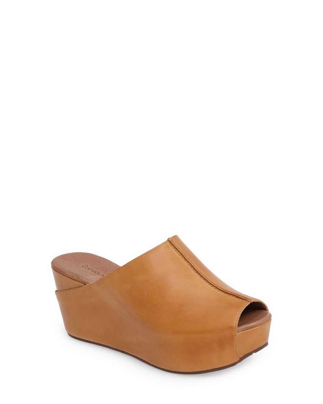 Chocolat blu wynn peep toe mule Clearance