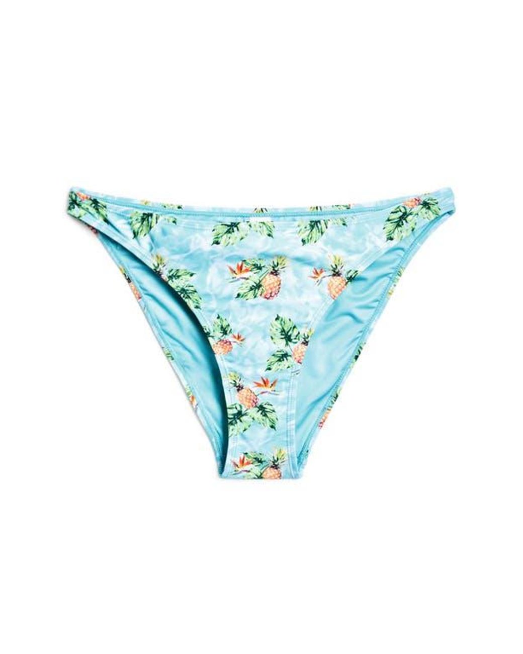 Desigual Blue Pineapple Bikini Bottoms