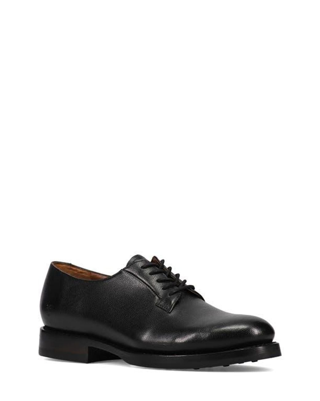 Frye Black Dylan Plain Toe Oxford for men