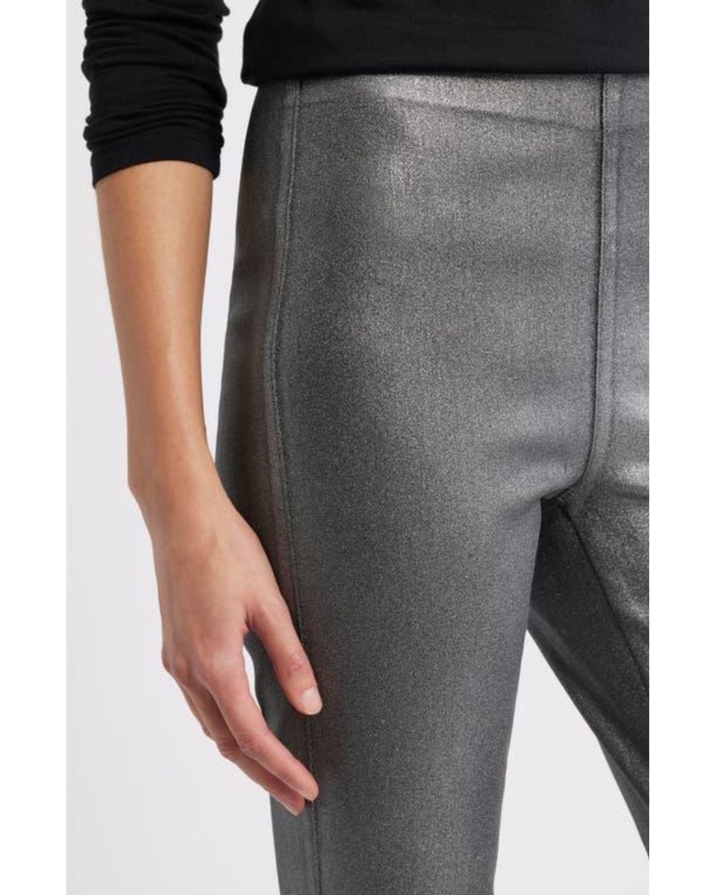 Frank & Eileen Black Derry Illusion Pull-On Pants