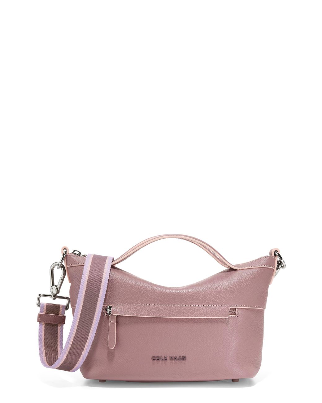 Cole Haan Astoria Leather Duffle Crossbody Bag in Pink Lyst