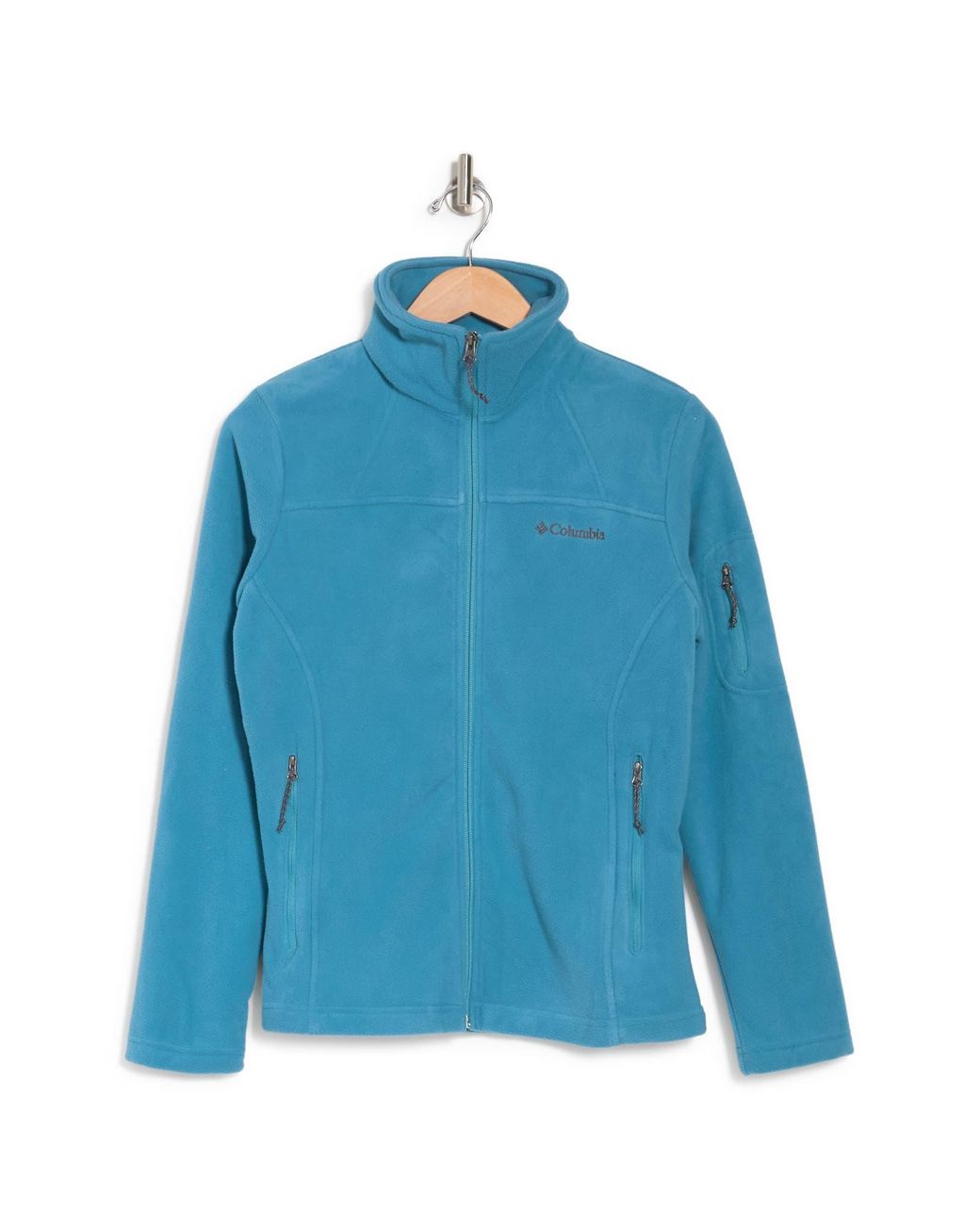 Columbia Cool Intervention Microfleece Jacket In Canyon Blue At