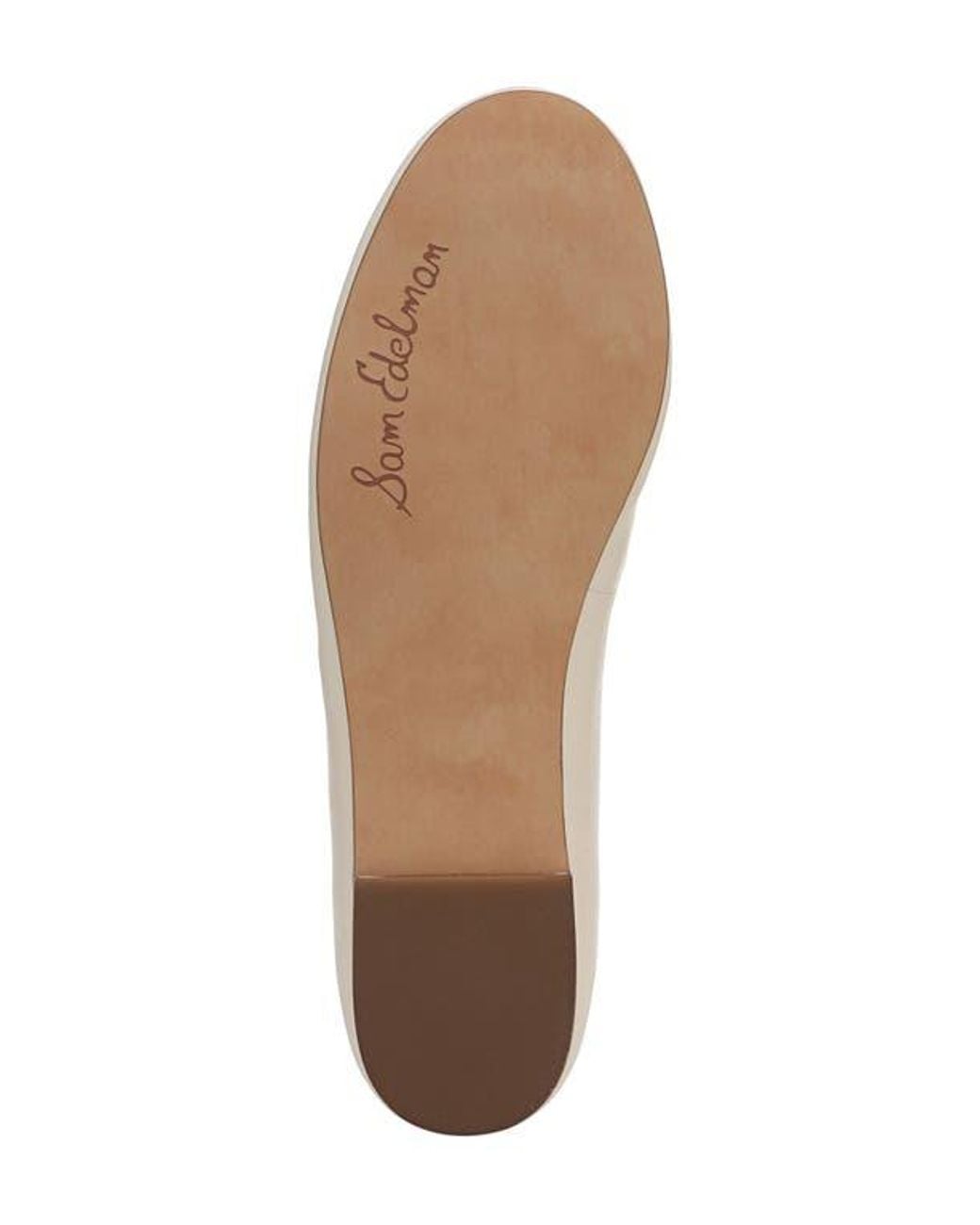 Sam Edelman White Flora Ballet Flat