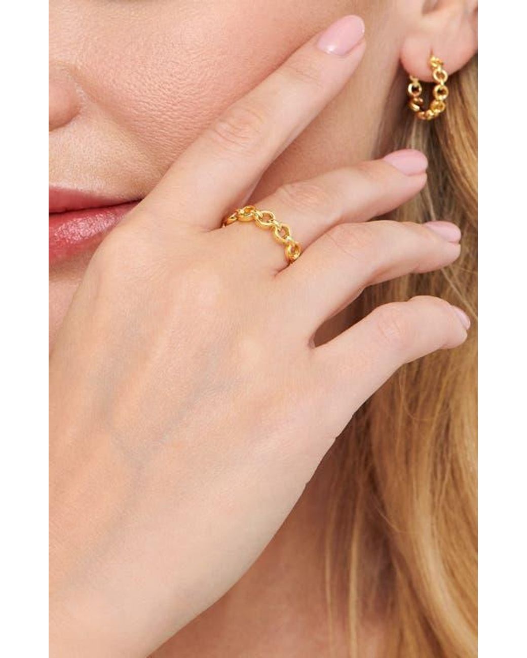 DEVATA Metallic Cable Link Ring