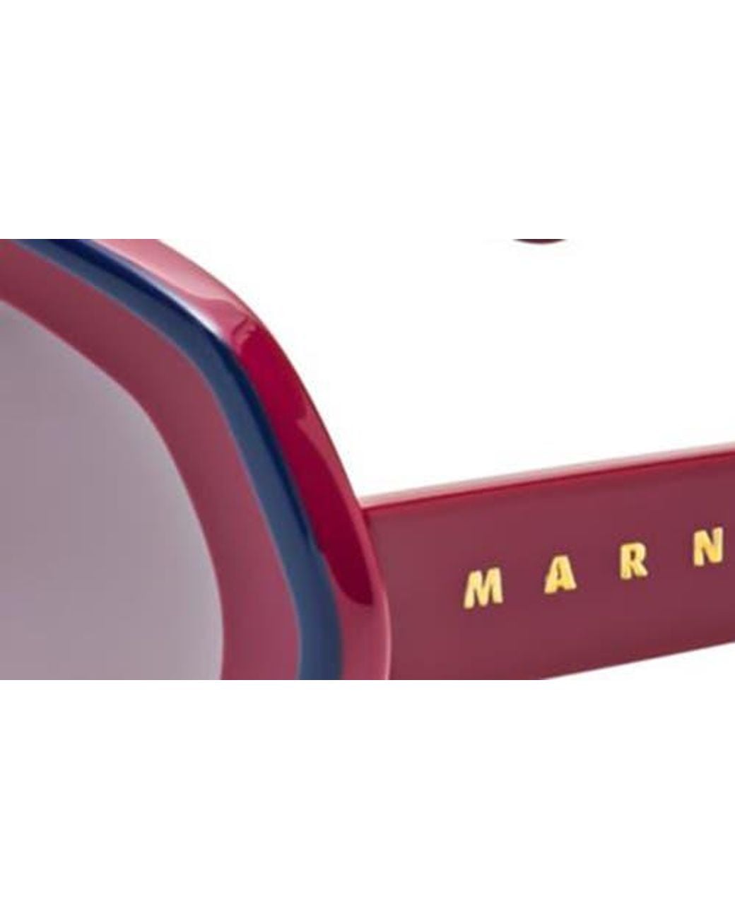 Marni Purple 54Mm Rectangular Sunglasses