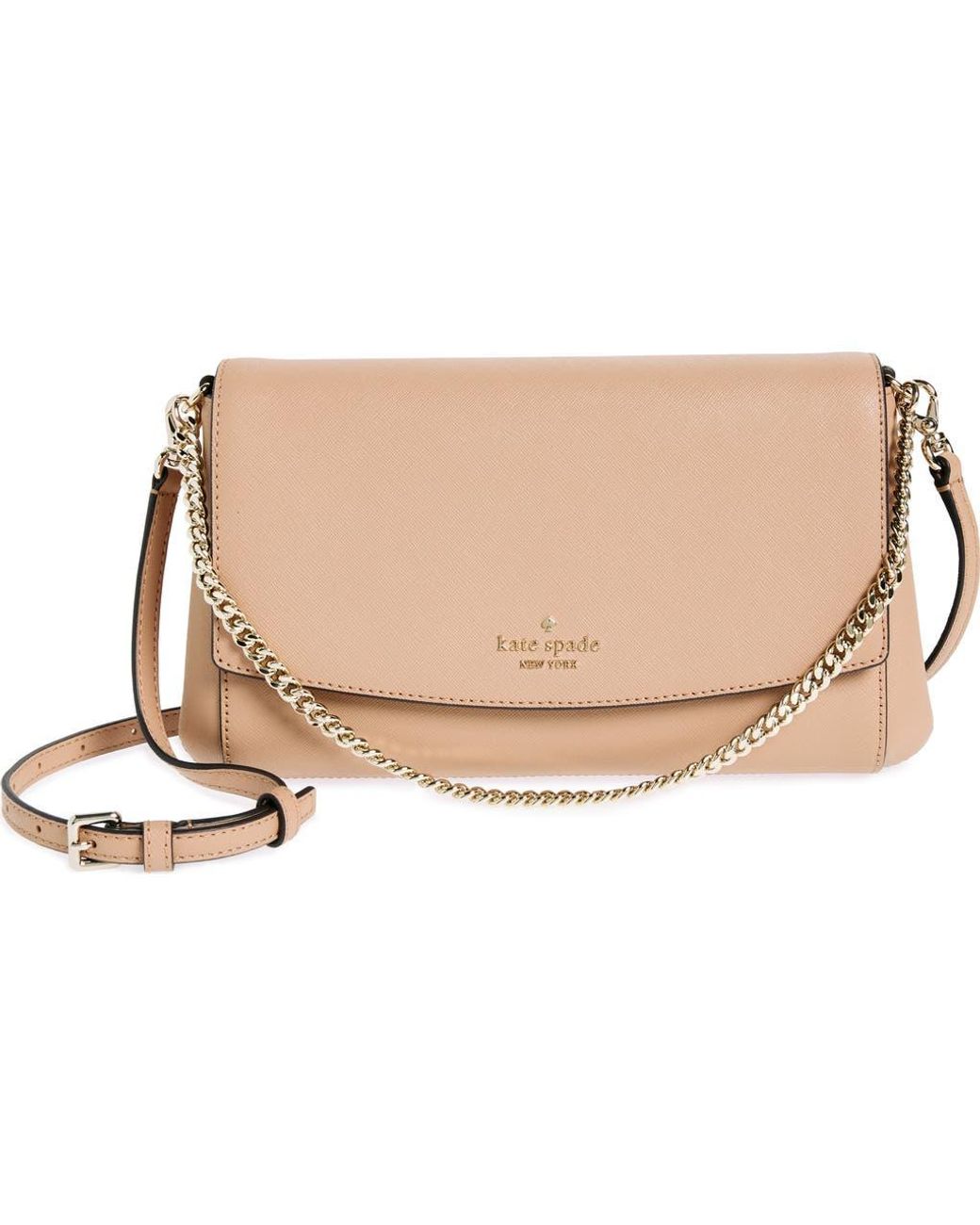 Kate Spade Laurel Way Greer Crossbody Bag in Natural | Lyst