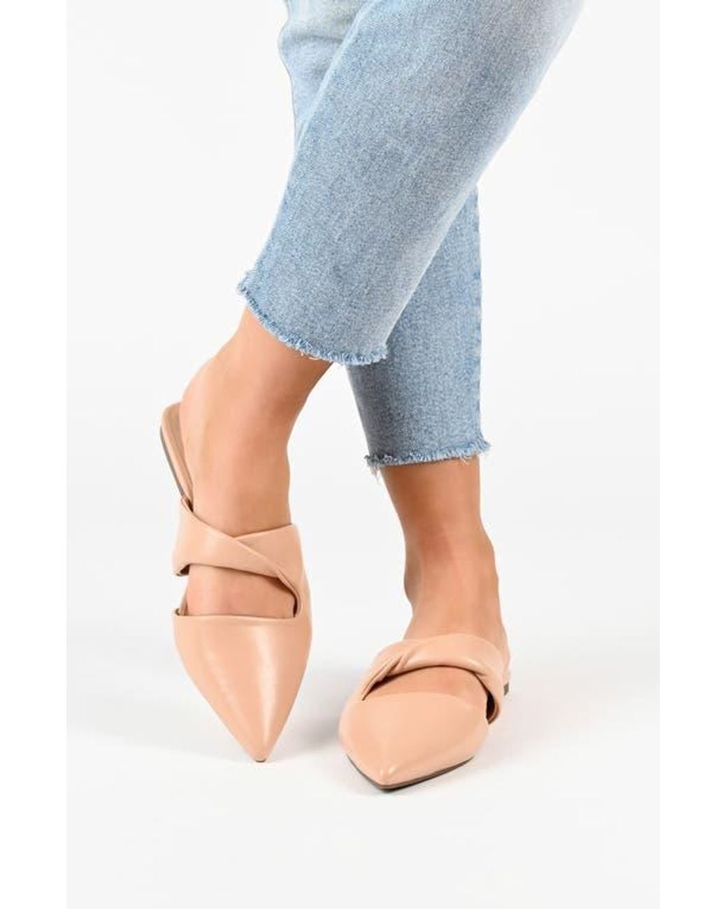 Journee Collection Multicolor Enniss Flat Mule
