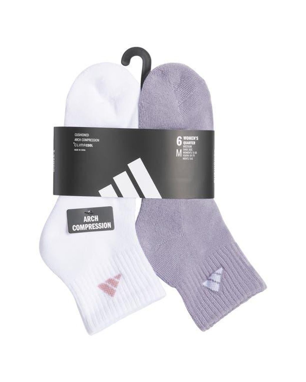 Adidas Purple Climacool Athletic Cushioned Ankle Socks
