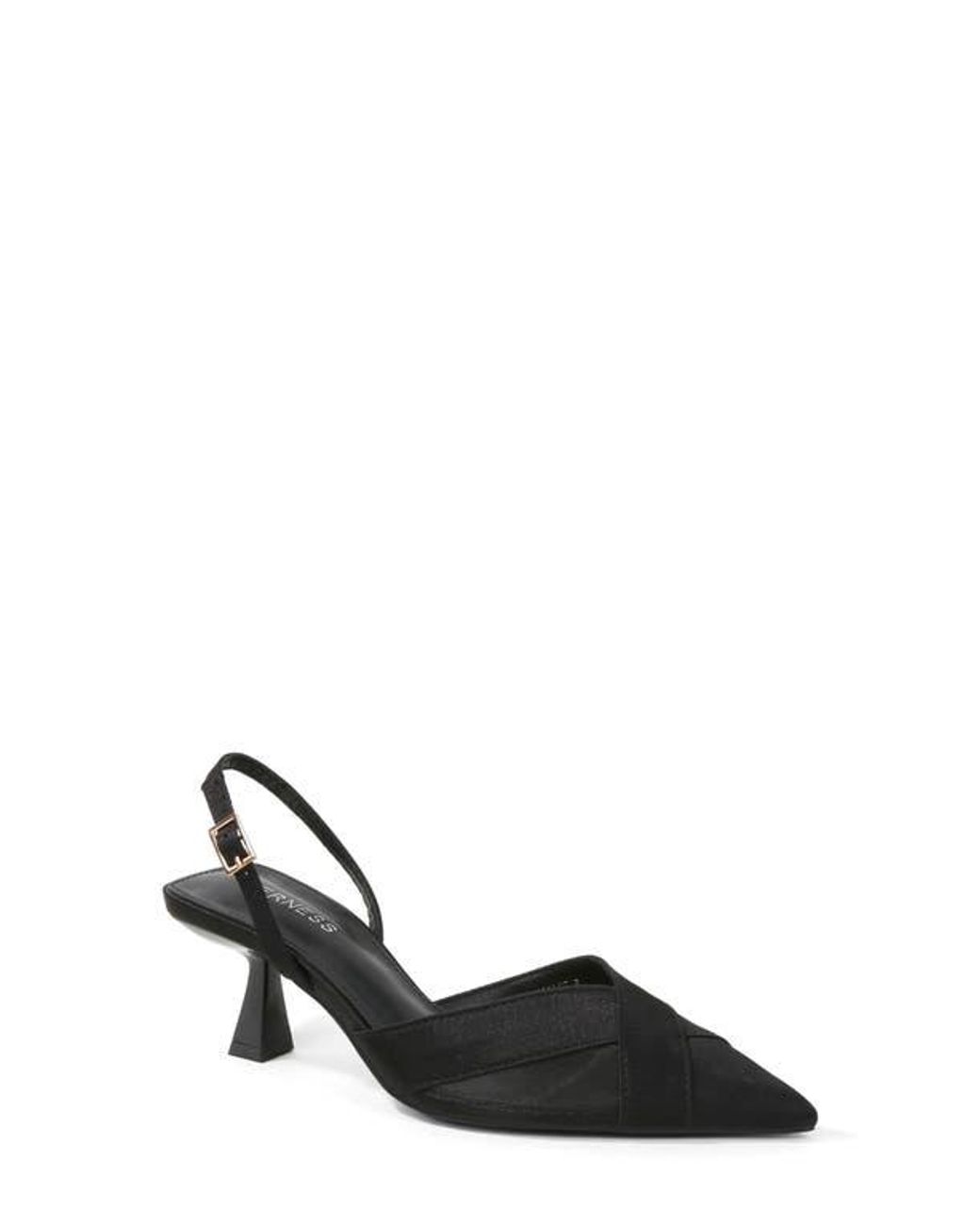 BERNESS Black Hailee Slingback Pump