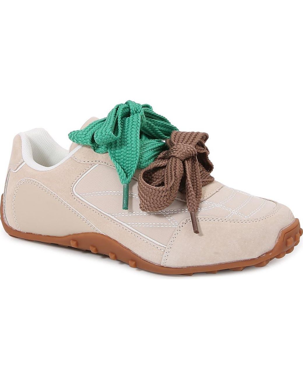 BERNESS Green Ribbon Lace Sneaker