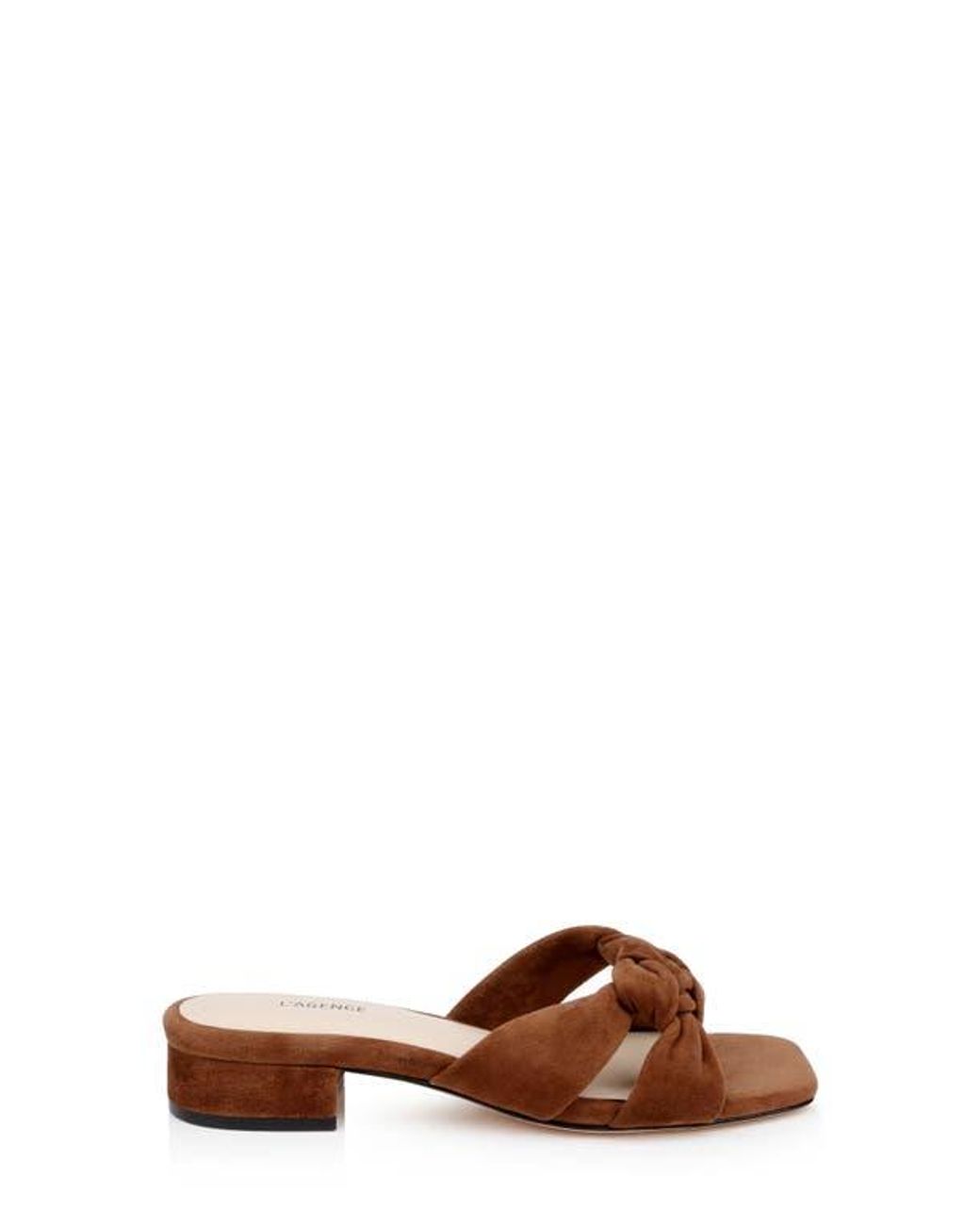 L'Agence Brown Lea Slide Sandal