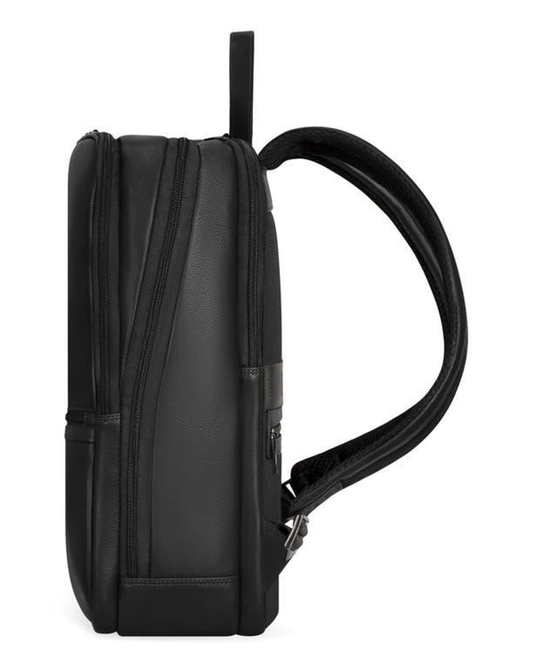 CHAMPS Black Onyx Leather Backpack for men